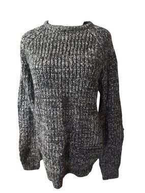 Brave Soul London gray knit sweater oversized size S